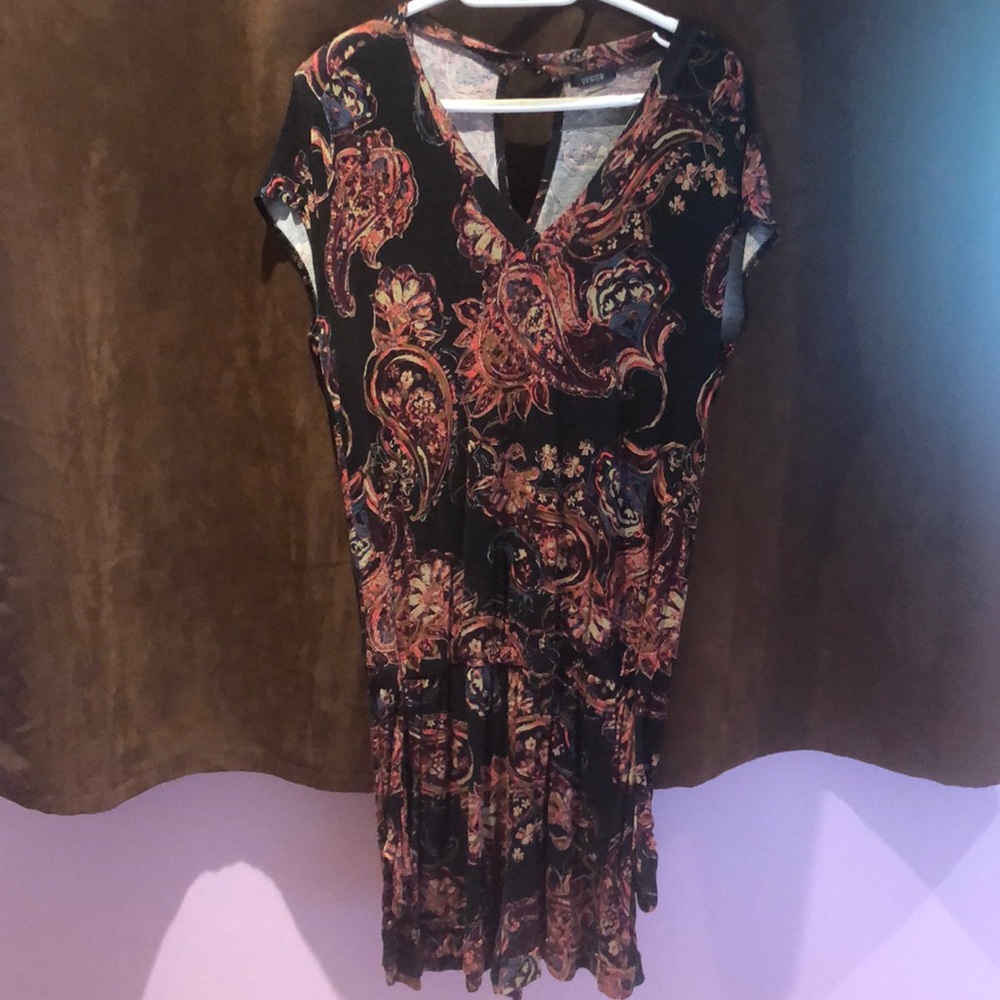 Colourful romper with pockets!
